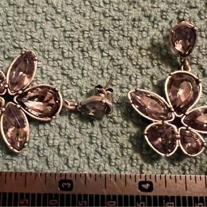 Earrings and necklace set.